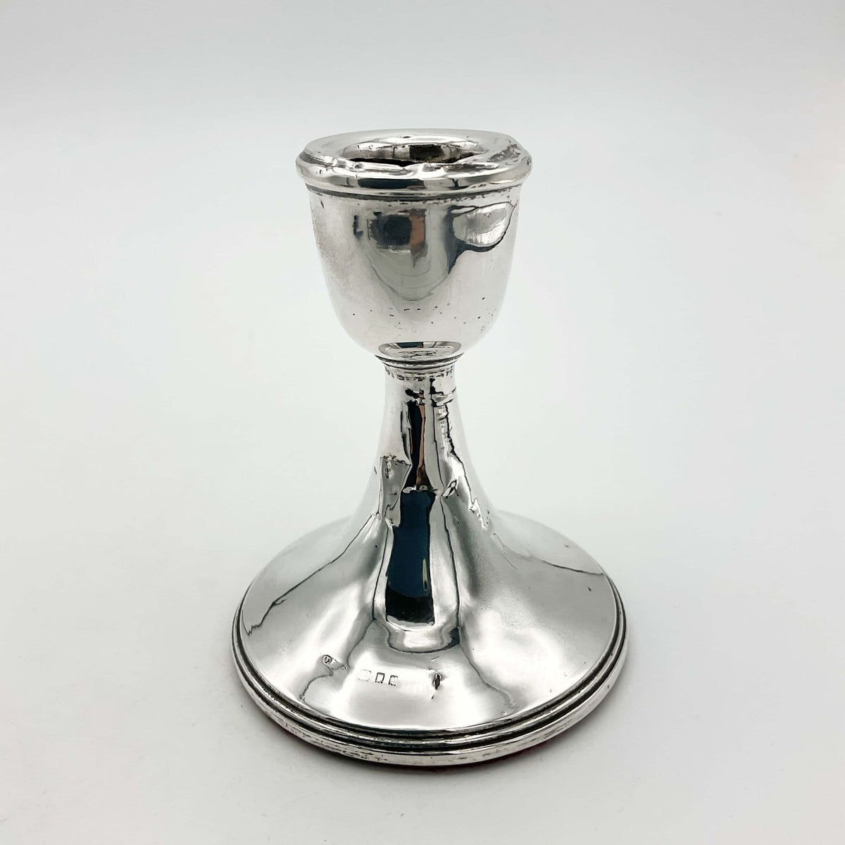 Antique 1926 Sterling Silver Candle Holder