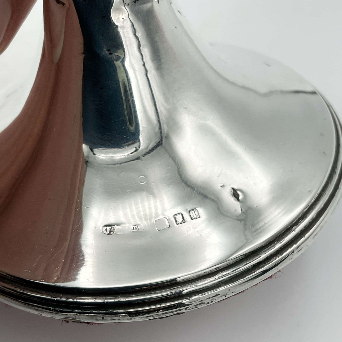 Antique 1926 Sterling Silver Candle Holder