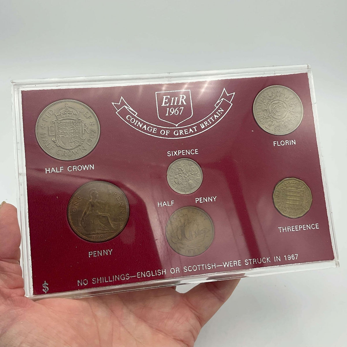 1967 Pre Decimal Coinage of Great Britain Set - Beeches Vintage