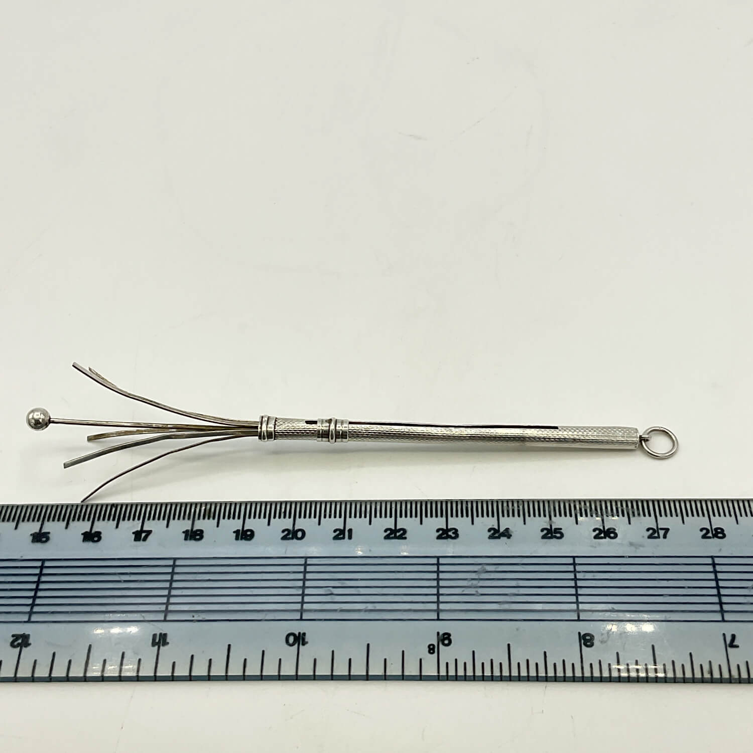 Art Deco Sterling Silver Cocktail Whisk/Swizzle Stick | Beeches