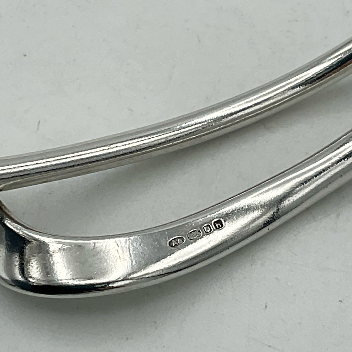 Small Sterling Silver Bangle Bracelet, Hallmarked 2007 - Beeches Vintage