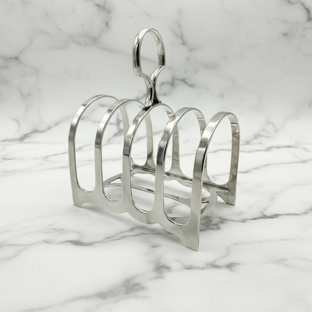 toast rack on marble