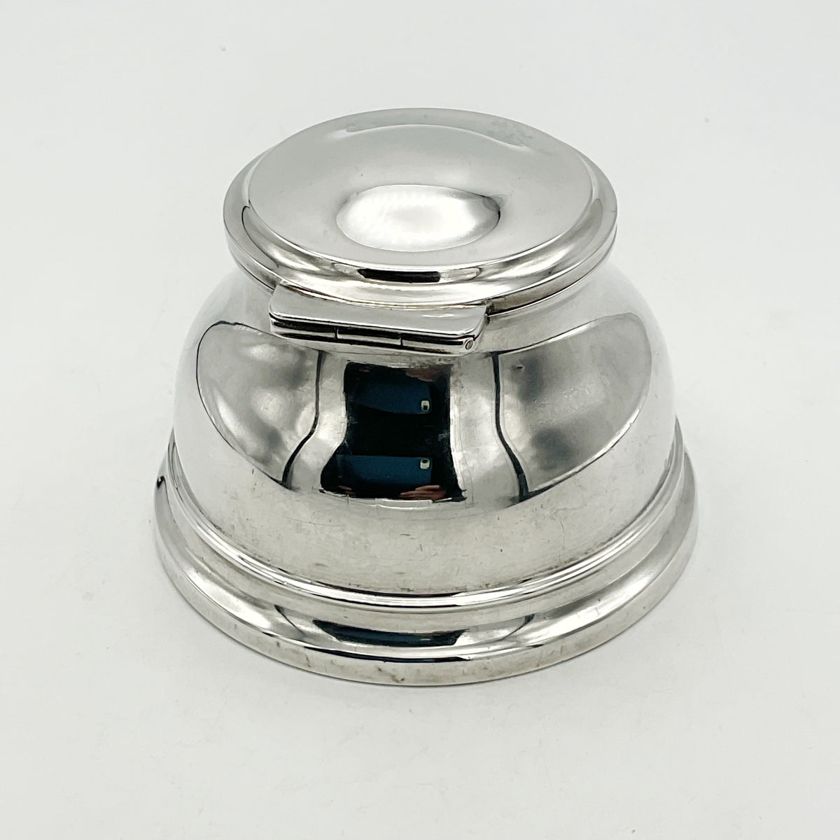 Vintage 1940s Silver Capstan Inkwell, Arusha School - Beeches Vintage