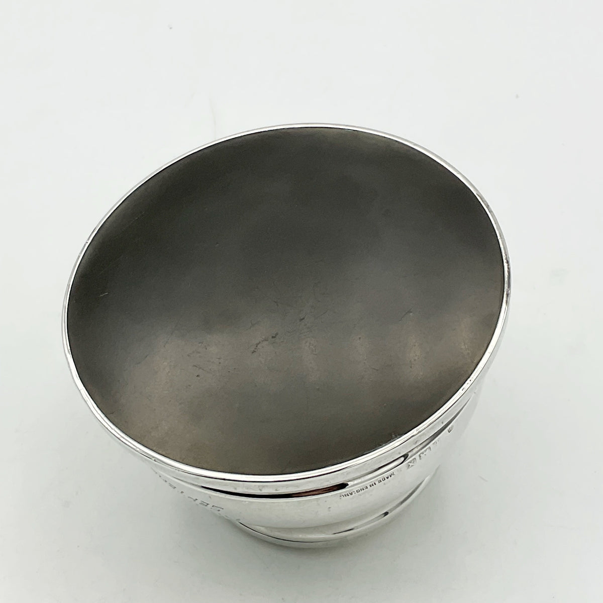 Vintage 1940s Silver Capstan Inkwell, Arusha School - Beeches Vintage