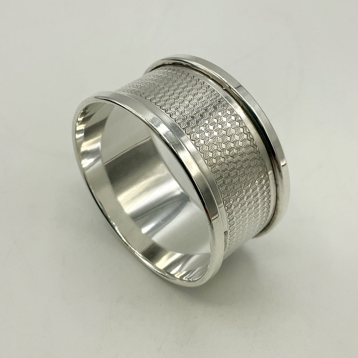 Vintage Sterling Silver Napkin Ring, 1952 Hallmarks