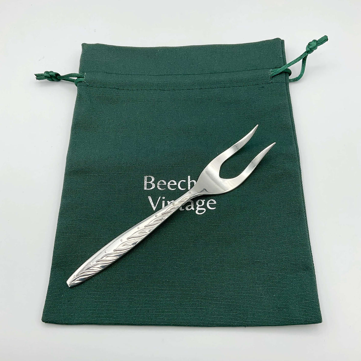Vintage 1960s Angora Silver Plated Serving Fork - Beeches Vintage