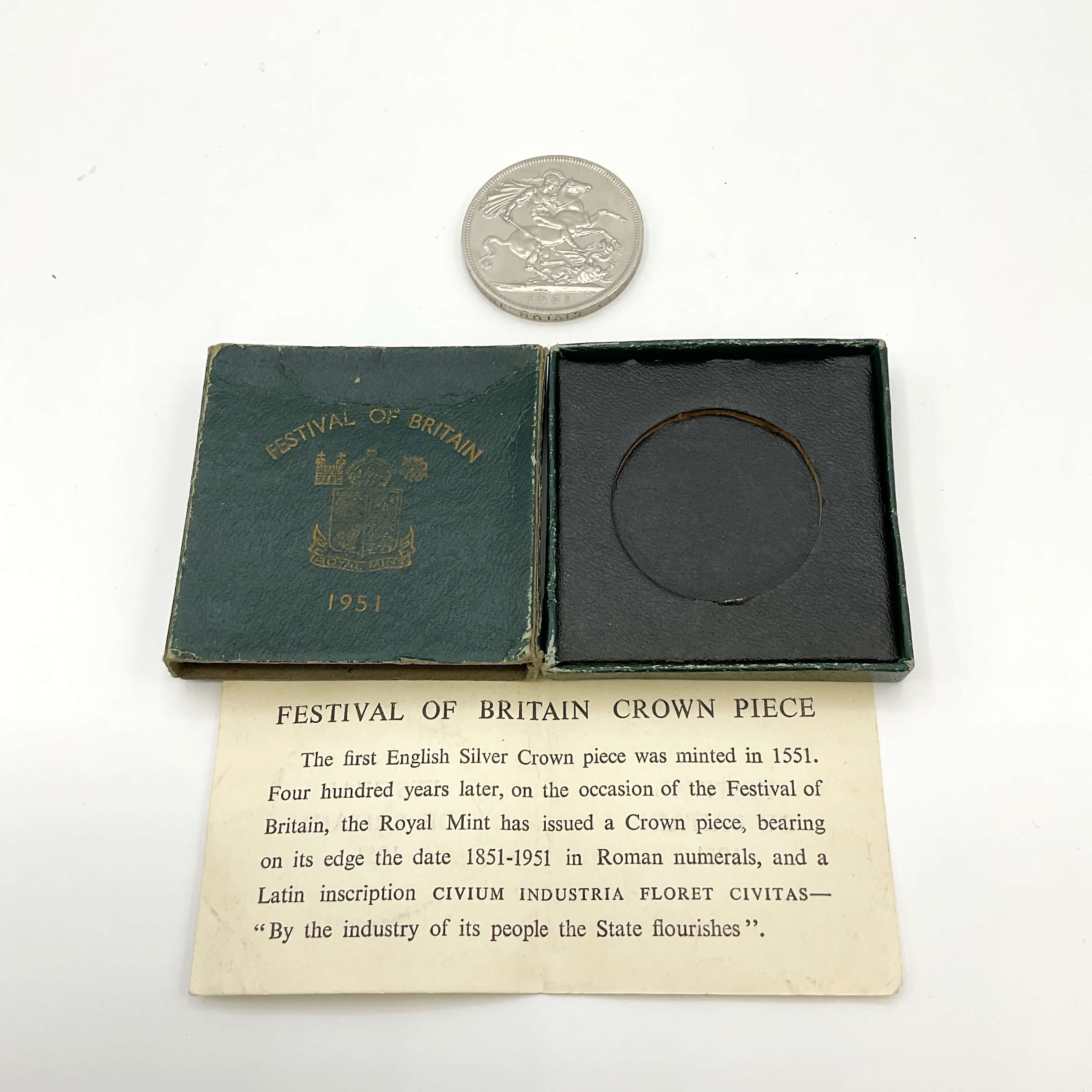1951 Festival of Britain Coin | Beeches Vintage