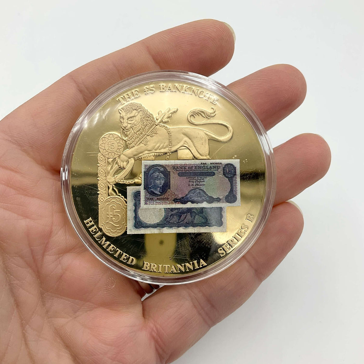 Windsor Mint British £5 Strike B Banknote Commemorative Coin