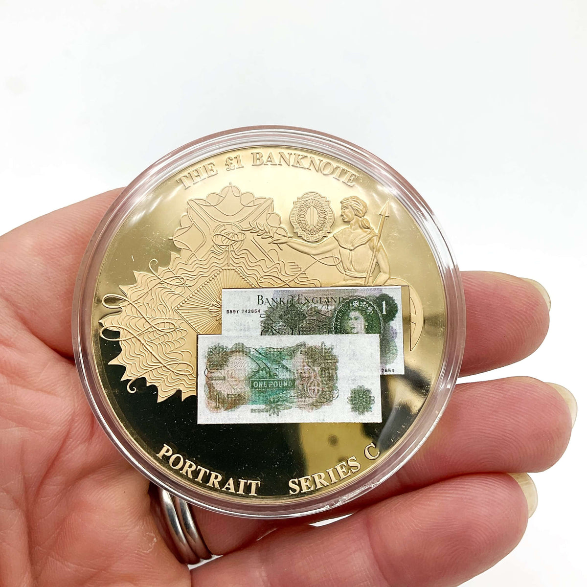 Windsor Mint British £1 Banknote Commemorative Coin - Beeches Vintage
