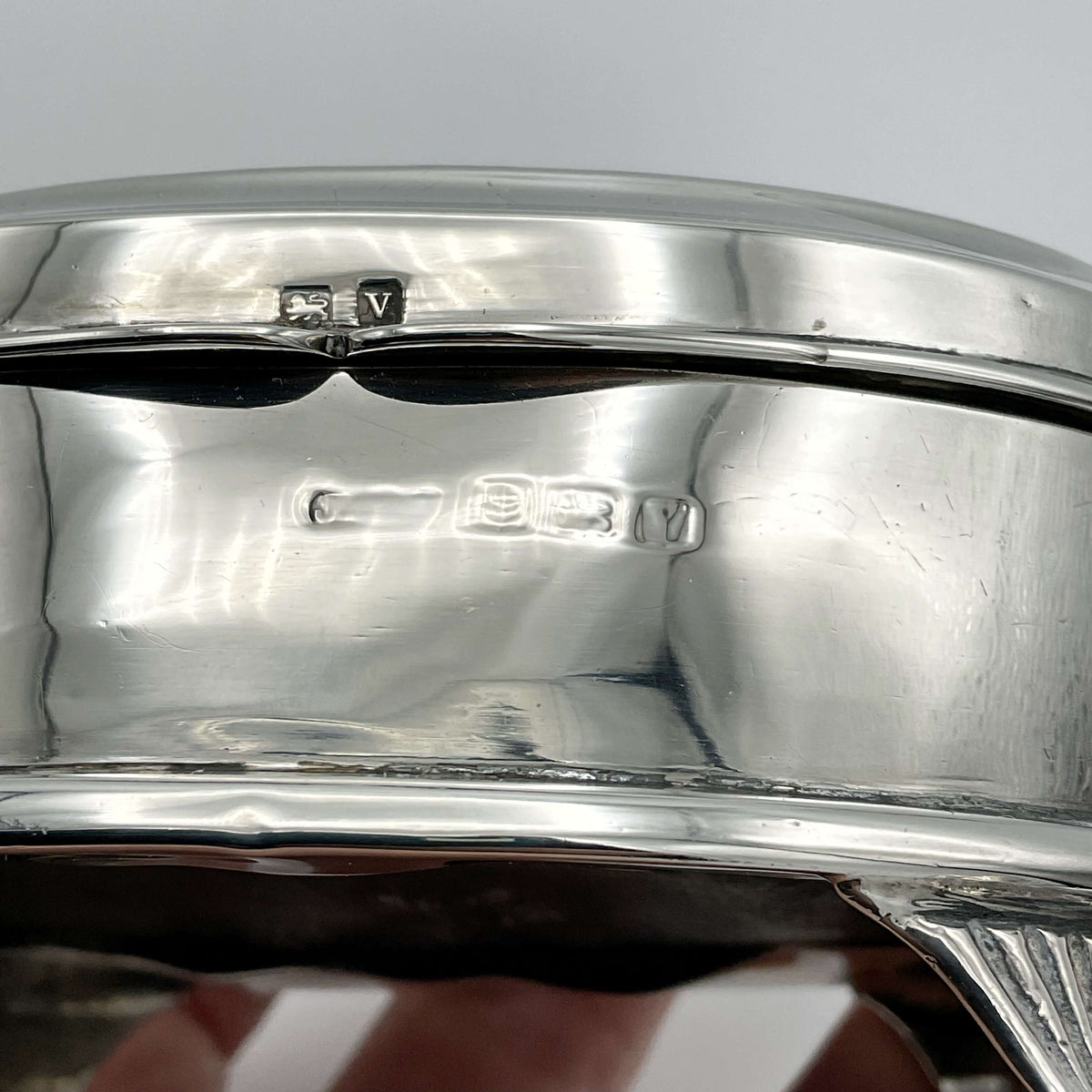 Antique 1920 Sterling Silver Jewellery Box