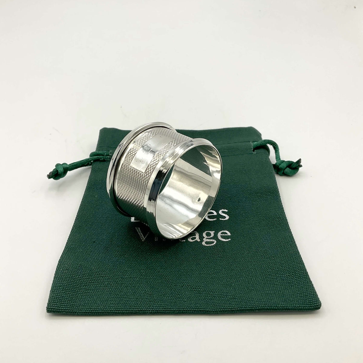 Vintage 1938 Sterling Silver Napkin Ring - Beeches Vintage