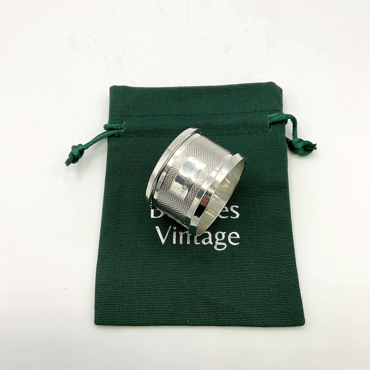 Vintage 1938 Sterling Silver Napkin Ring - Beeches Vintage