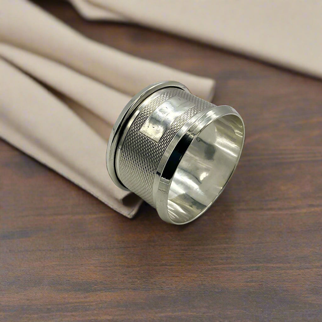 Vintage 1938 Sterling Silver Napkin Ring - Beeches Vintage