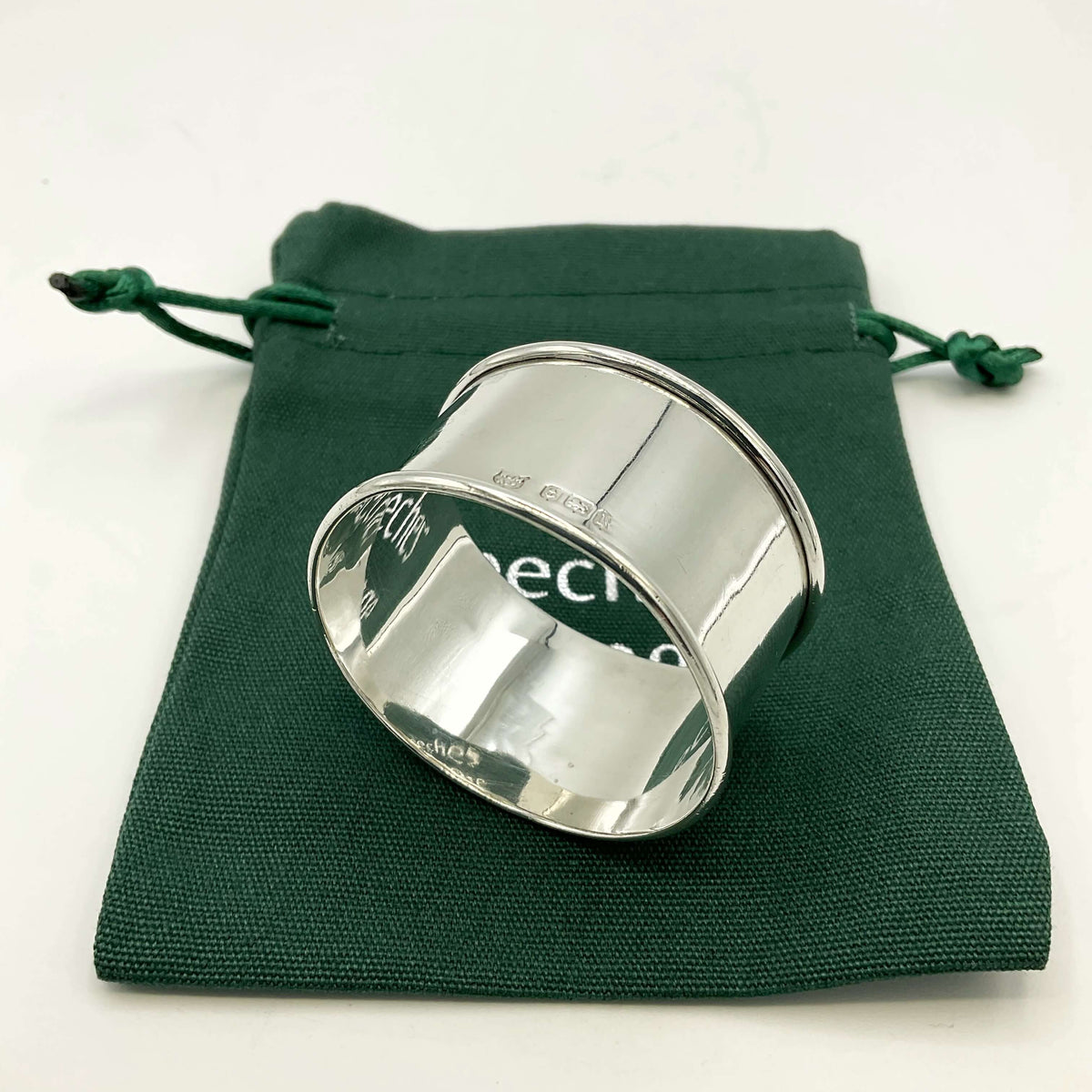 Vintage 1937 Sterling Silver Napkin Ring - Beeches Vintage