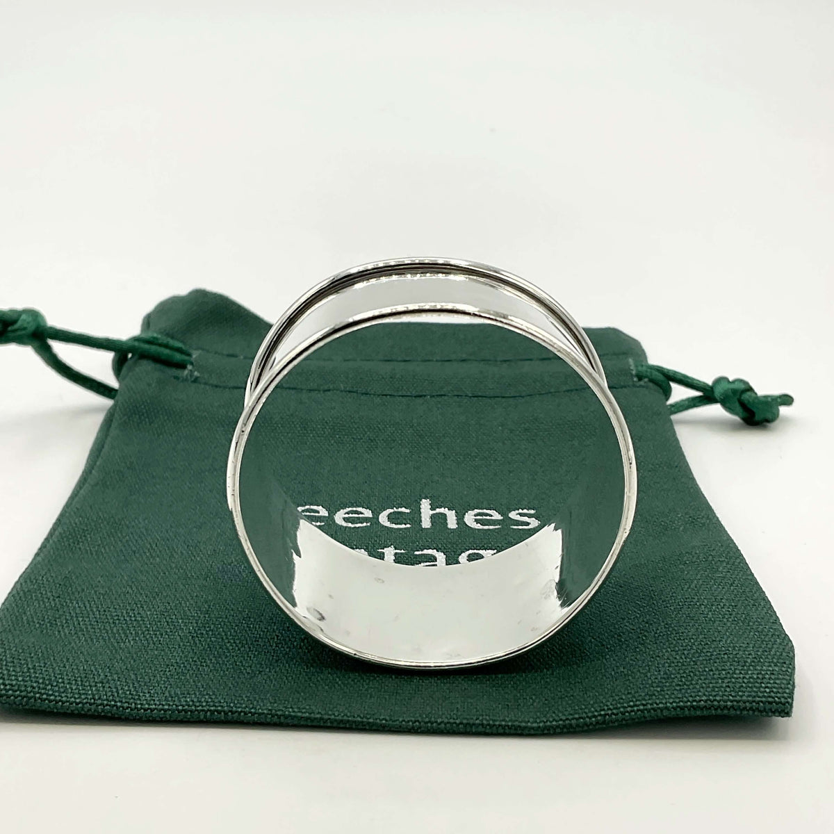 Vintage 1937 Sterling Silver Napkin Ring - Beeches Vintage