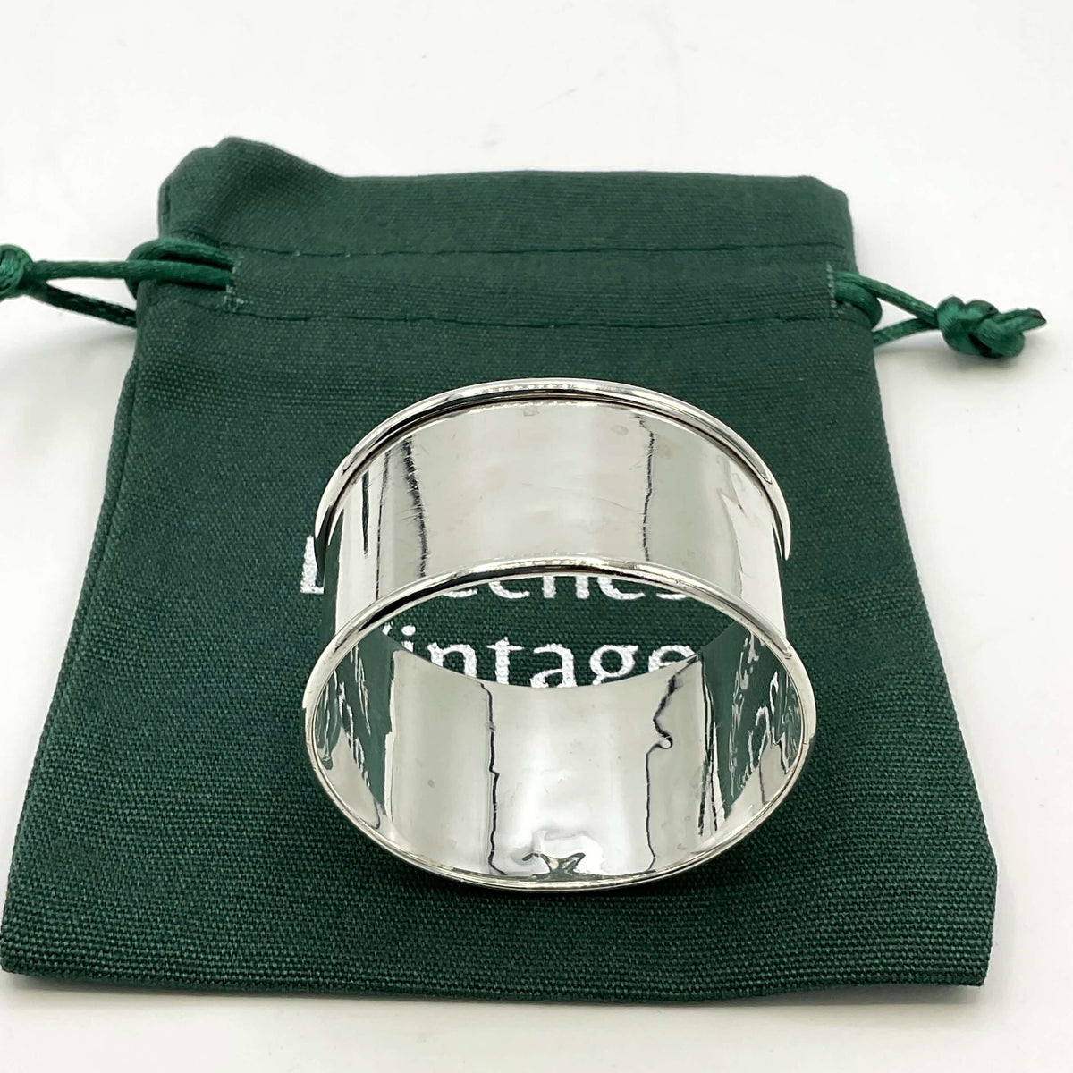 Vintage 1937 Sterling Silver Napkin Ring - Beeches Vintage