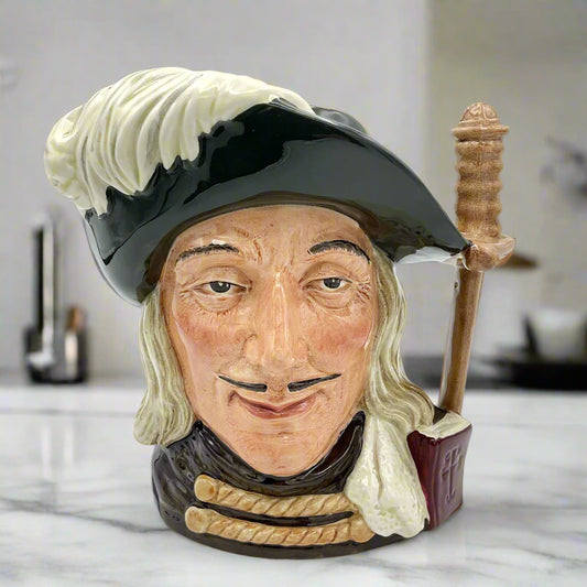 Large Aramis toby jug on a marble worktop and kitchen background