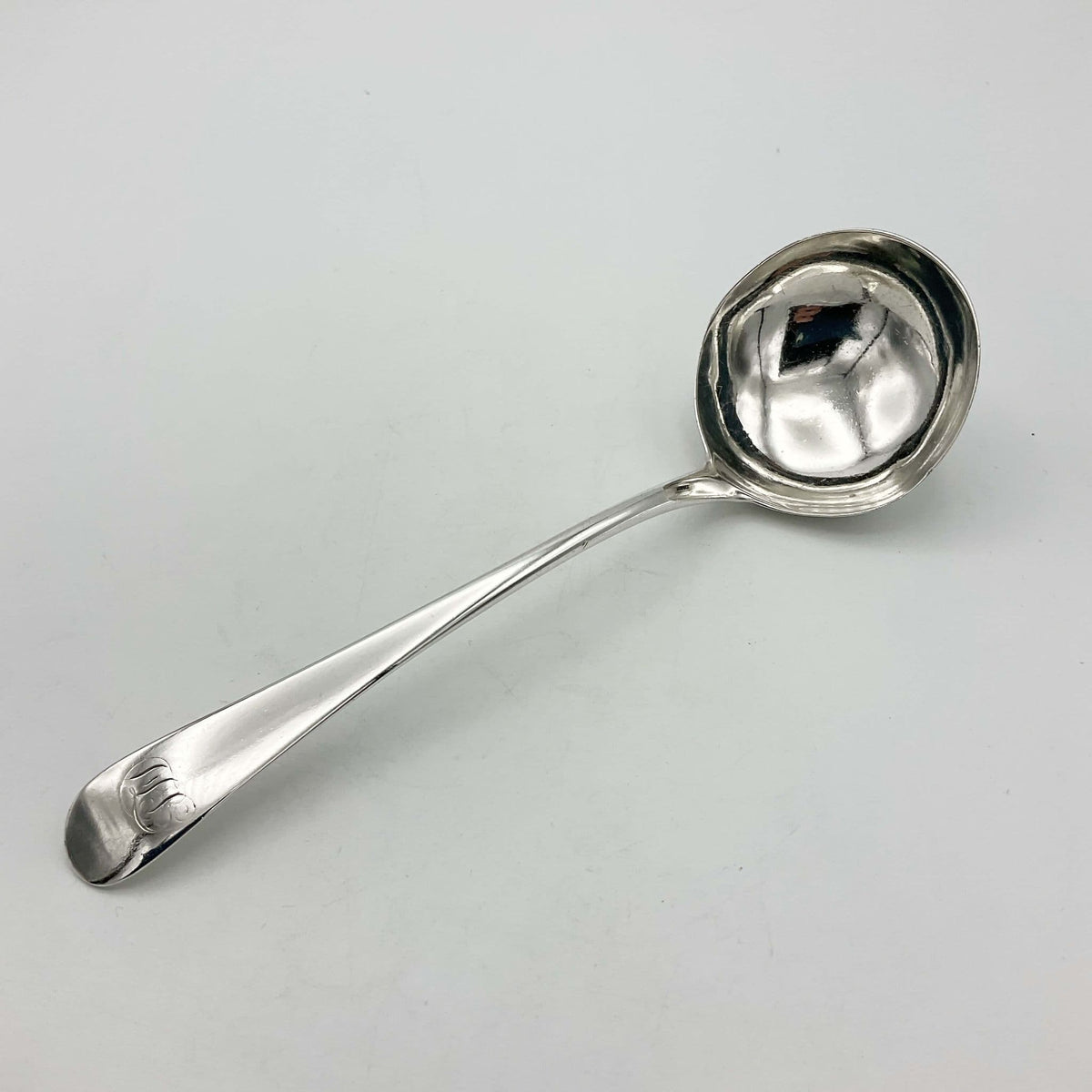 Antique 1798 Georgian Sterling Silver Sauce Ladle - Beeches Vintage