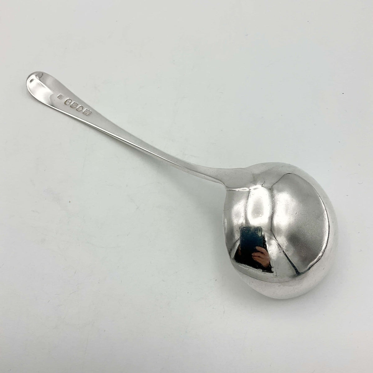 Antique 1798 Georgian Sterling Silver Sauce Ladle - Beeches Vintage