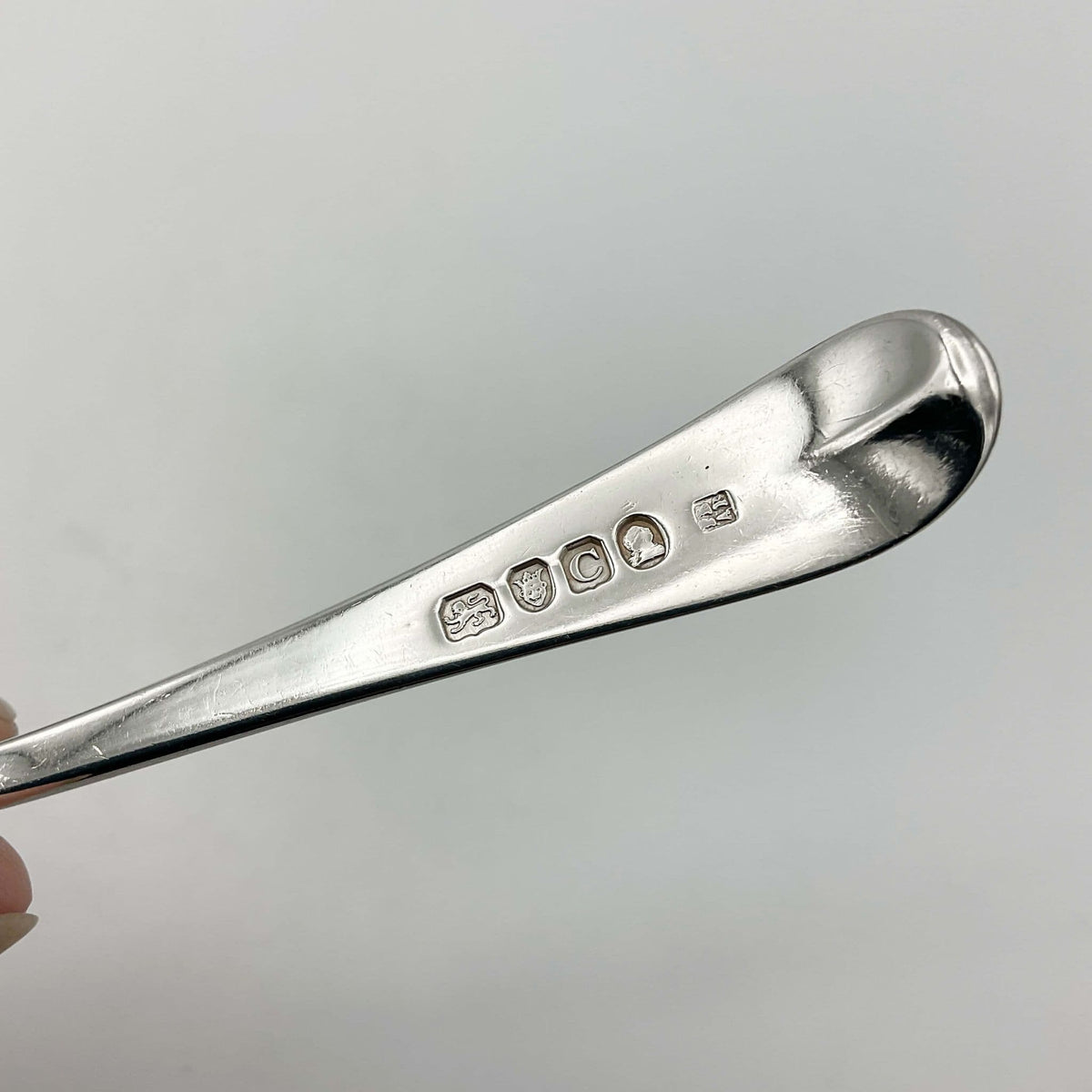 Antique 1798 Georgian Sterling Silver Sauce Ladle - Beeches Vintage