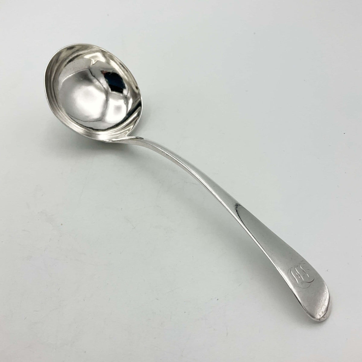 Antique 1798 Georgian Sterling Silver Sauce Ladle - Beeches Vintage