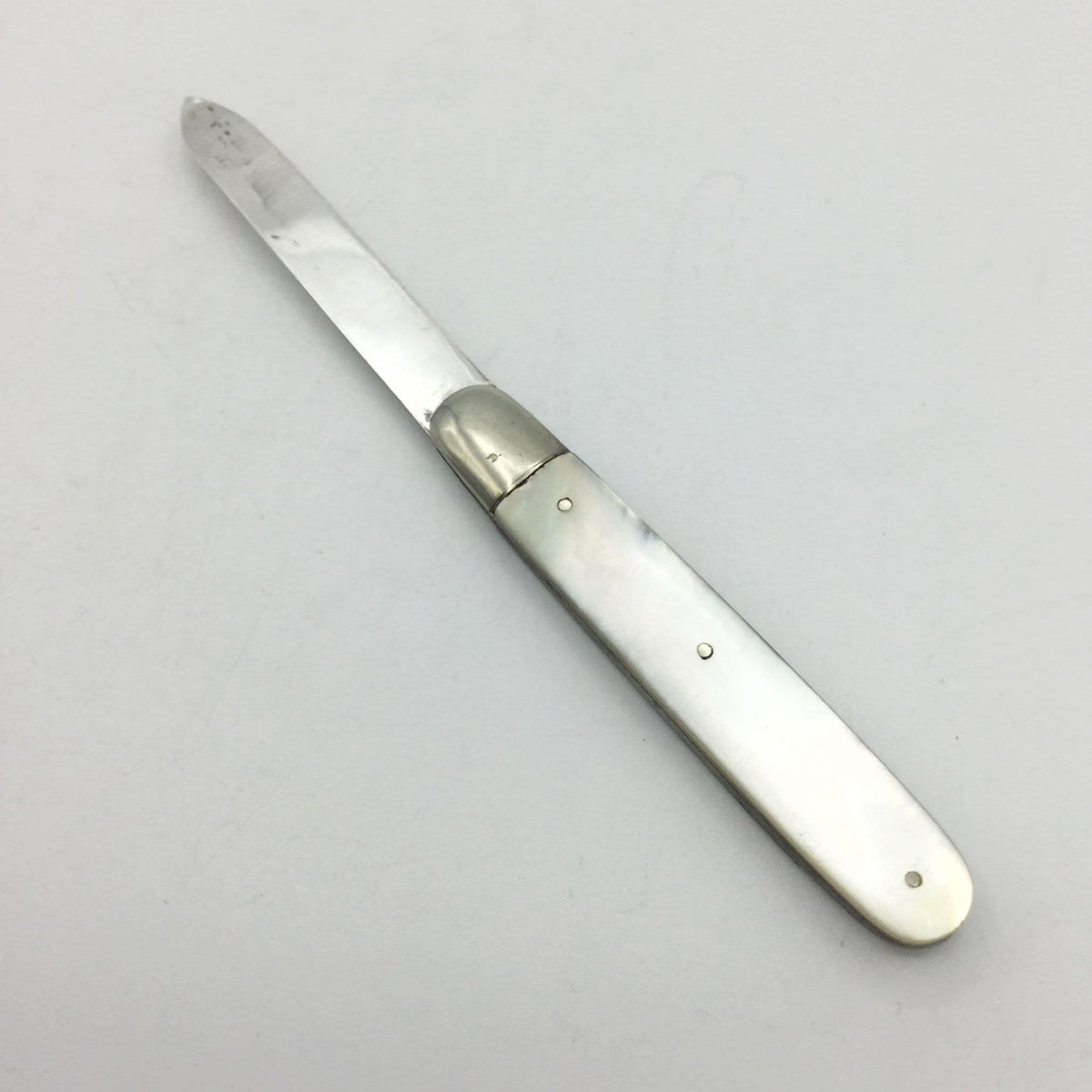 Antique Sterling Silver Fruit Knife, 1914 Hallmark - Beeches Vintage