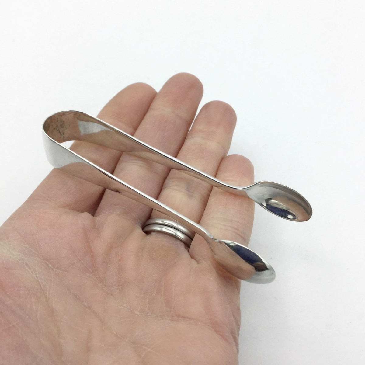 Antique 1922 Sterling Silver Sugar Tongs - Beeches Vintage