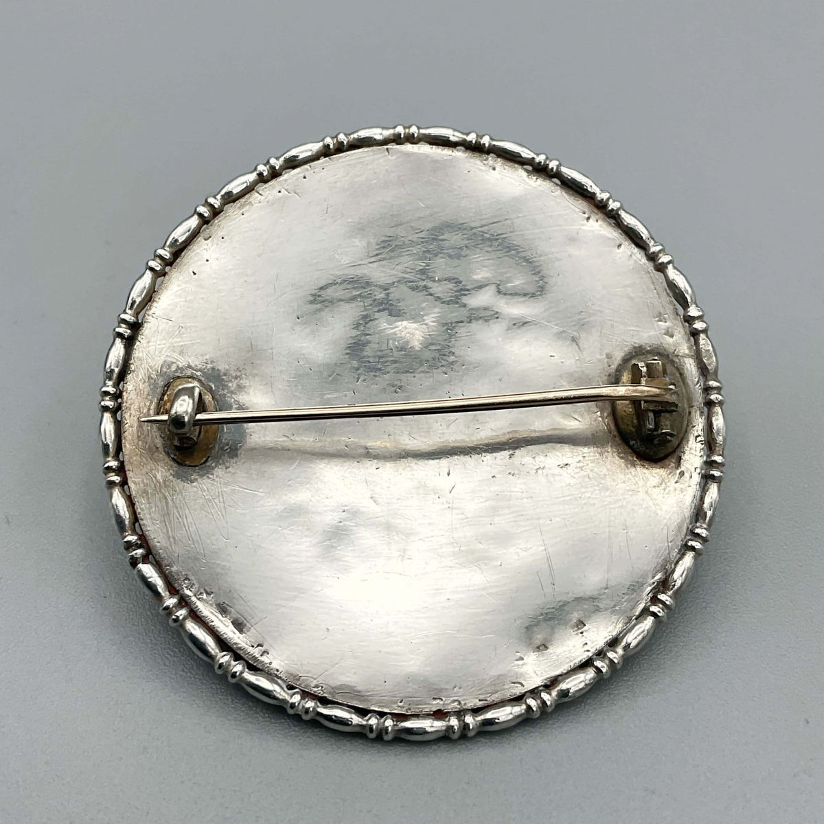Antique Turquoise Shield Brooch - Beeches Vintage