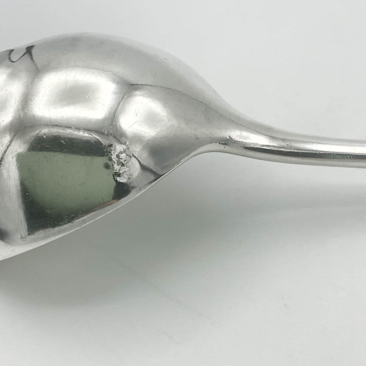 Antique French Silver Plated Gravy or Sauce Ladle - Beeches Vintage