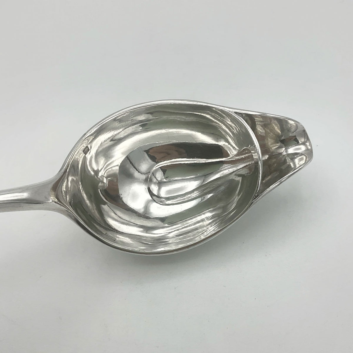 Antique French Silver Plated Gravy or Sauce Ladle - Beeches Vintage