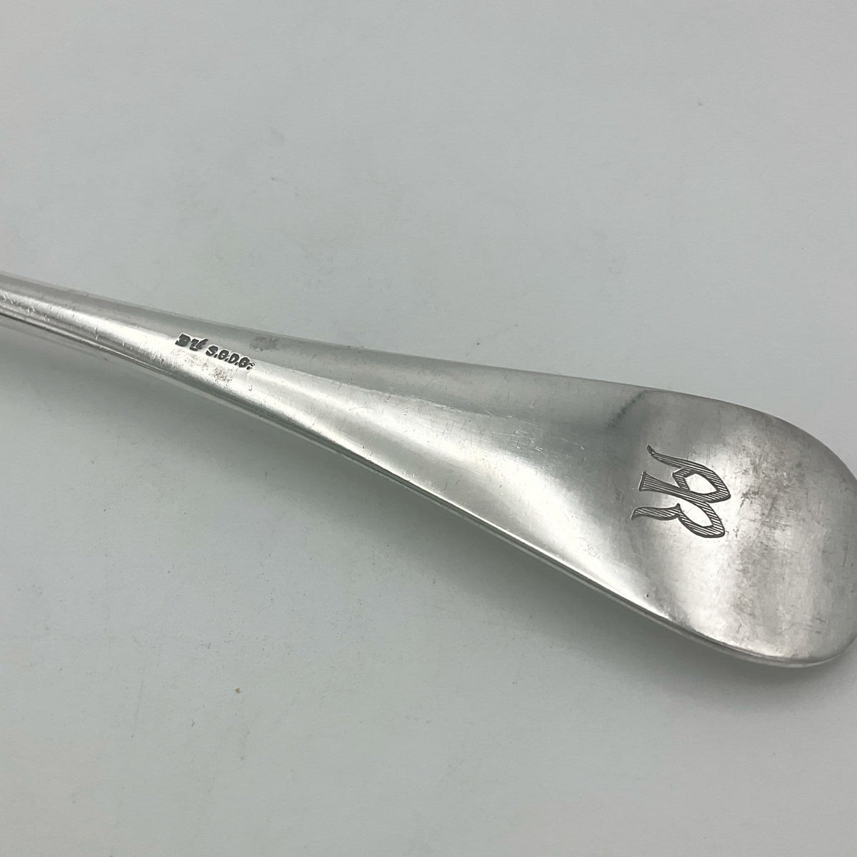 Antique French Silver Plated Gravy or Sauce Ladle - Beeches Vintage