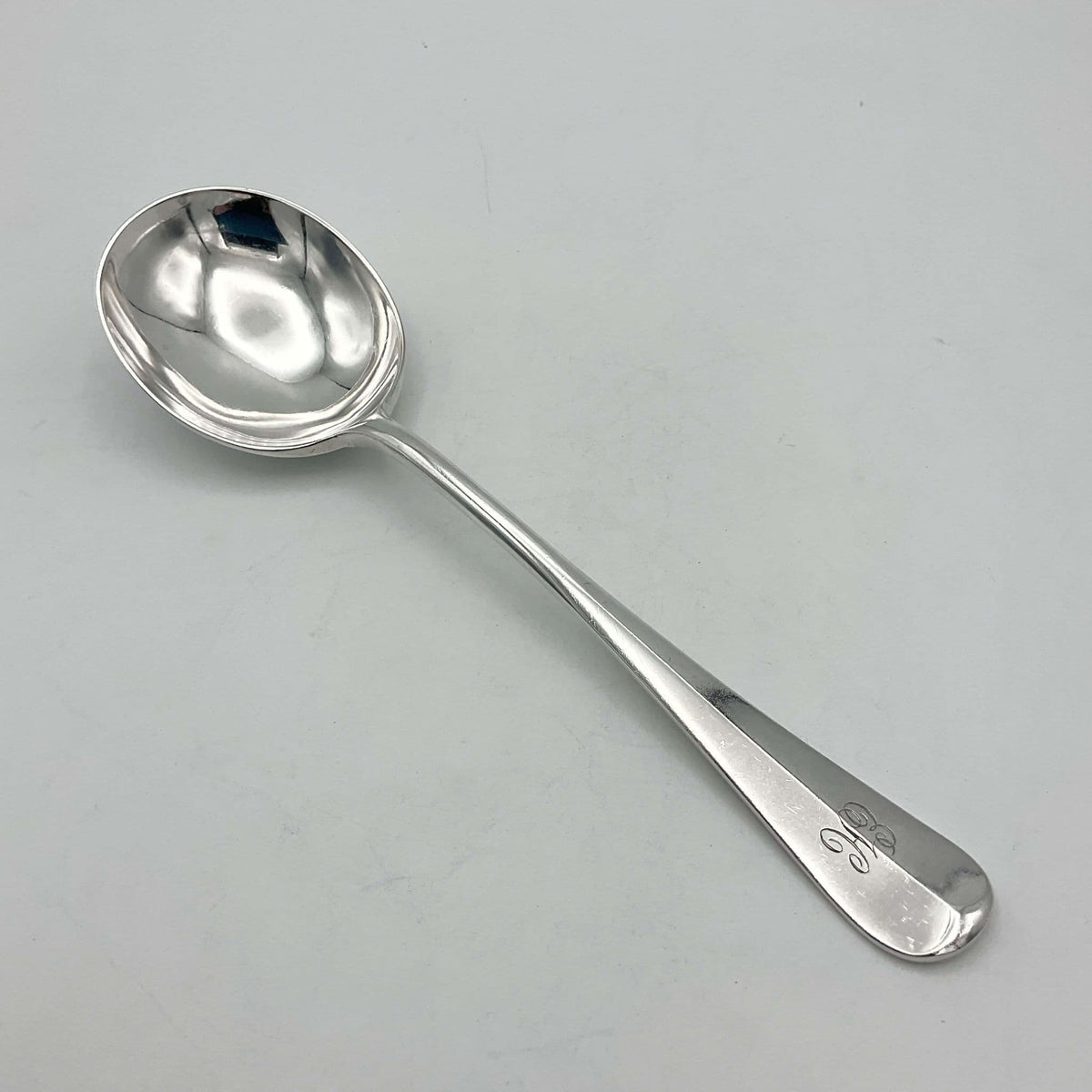 Antique Mappin & Webb Silver Plated Soup Spoons Set - Beeches Vintage