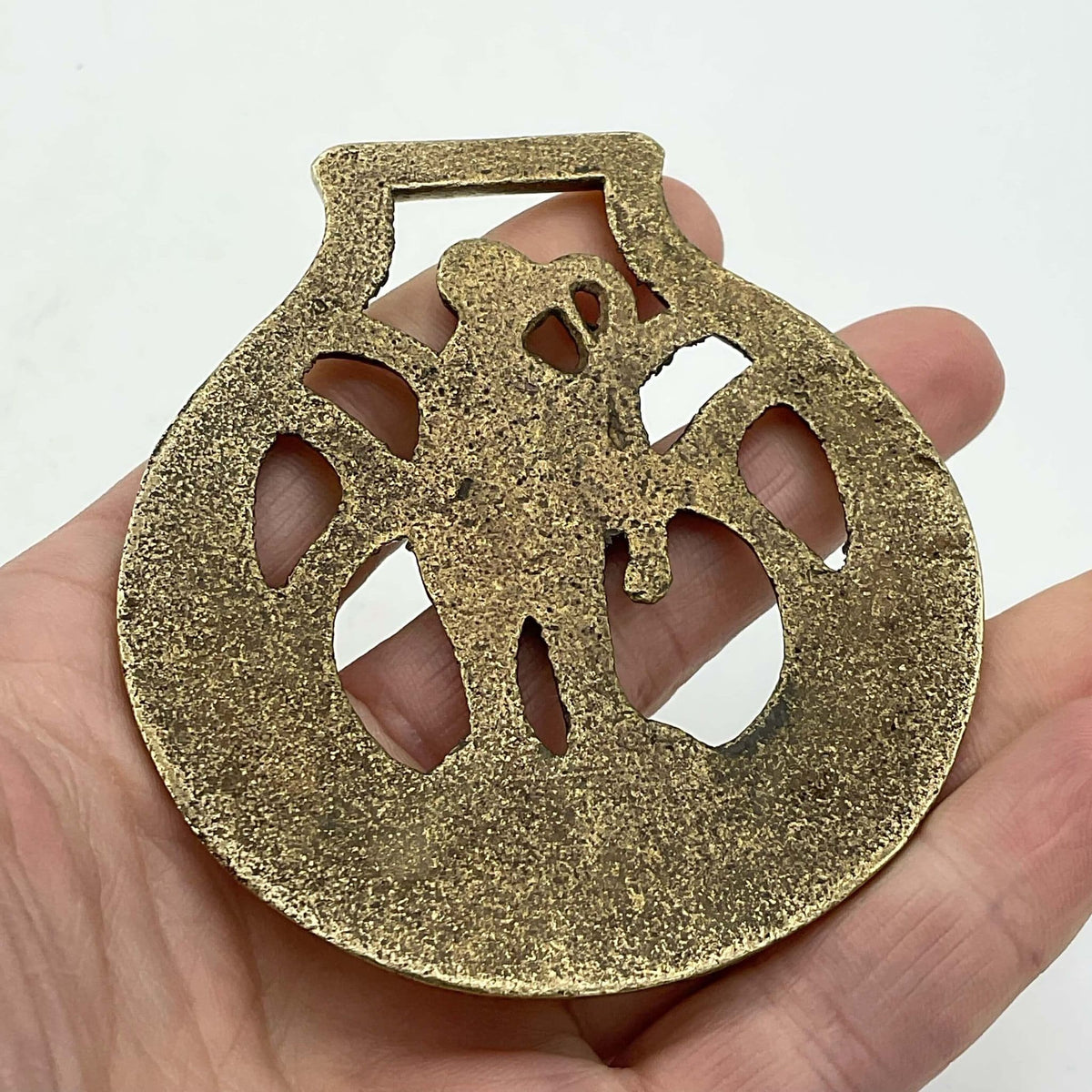 Antique Shepherd Horse Brass - Beeches Vintage