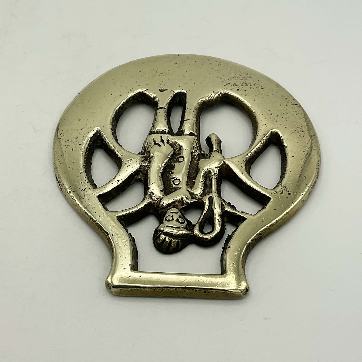 Antique Shepherd Horse Brass - Beeches Vintage