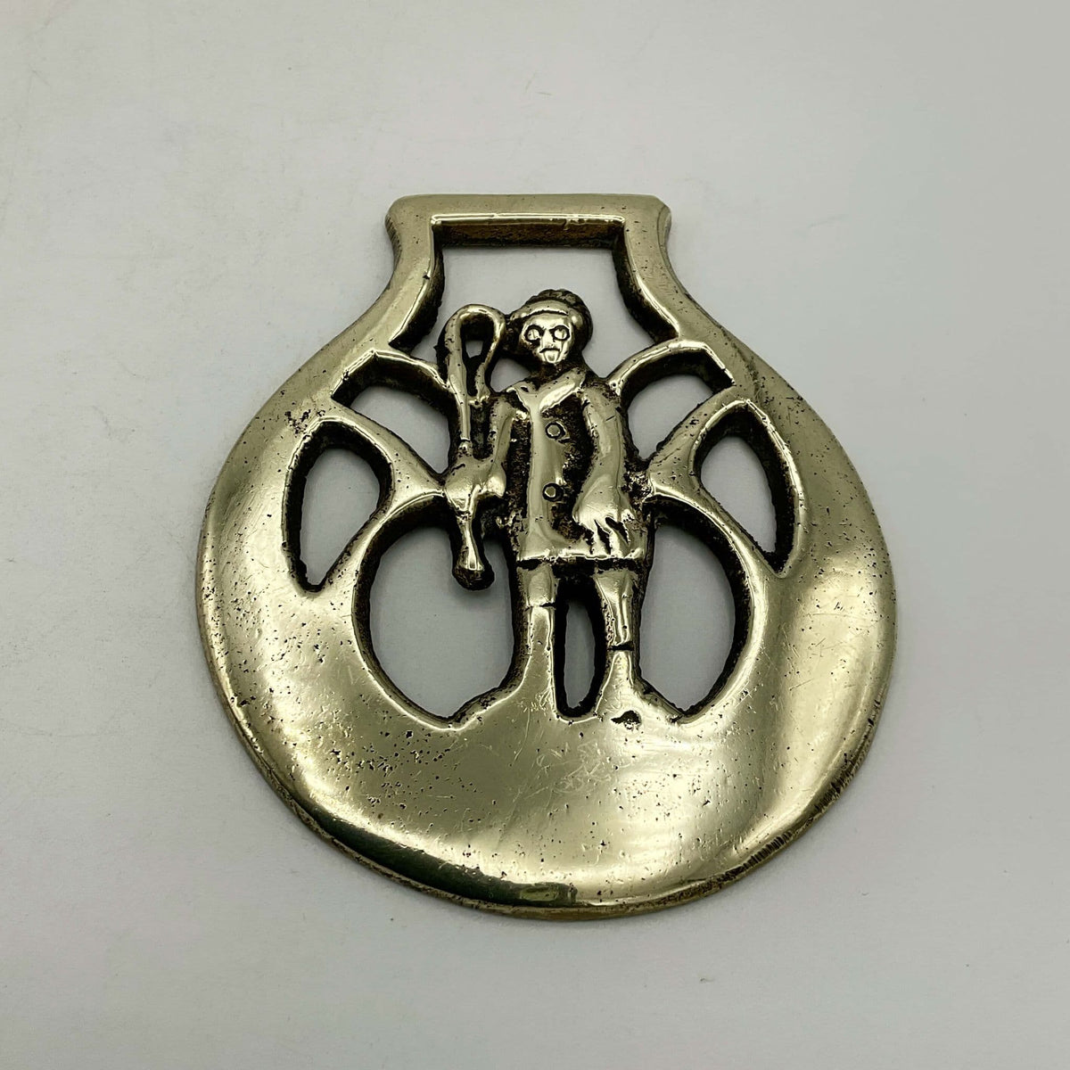 Antique Shepherd Horse Brass - Beeches Vintage