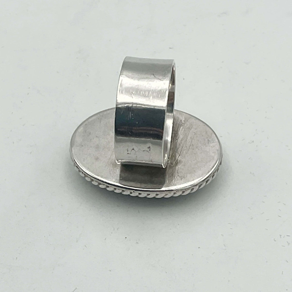 Black Onyx Silver Ring - Beeches Vintage