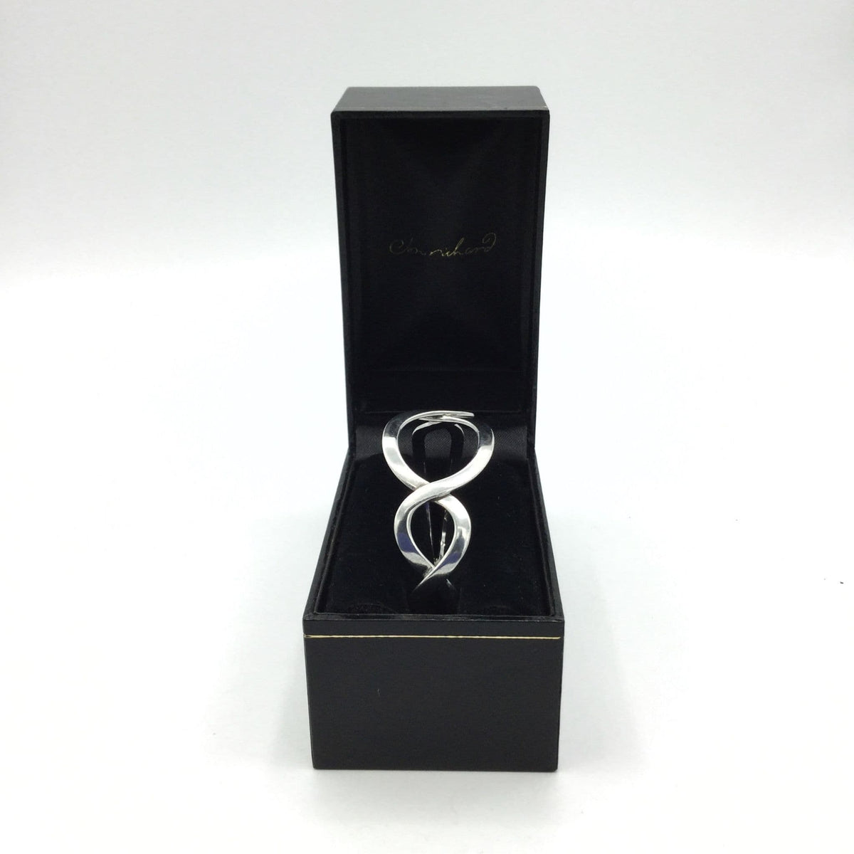 Boxed Sterling Silver Cuff Bangle Bracelet - Beeches Vintage