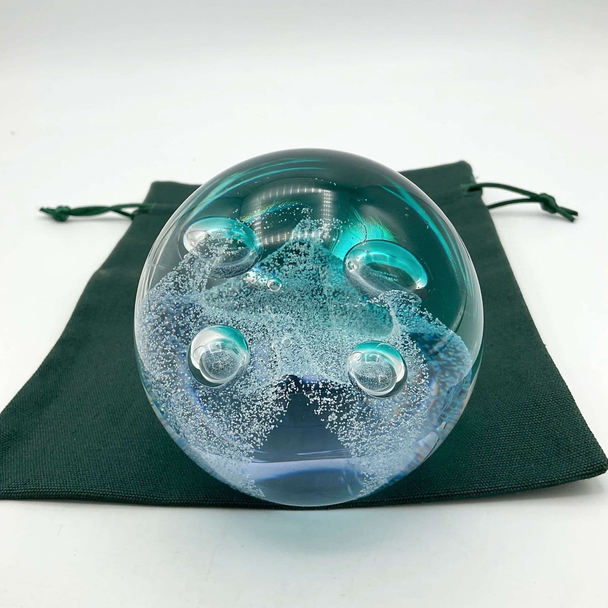 Caithness Glass Foursome Paperweight, collectible glass piece with intricate design, by Beeches Vintage.
