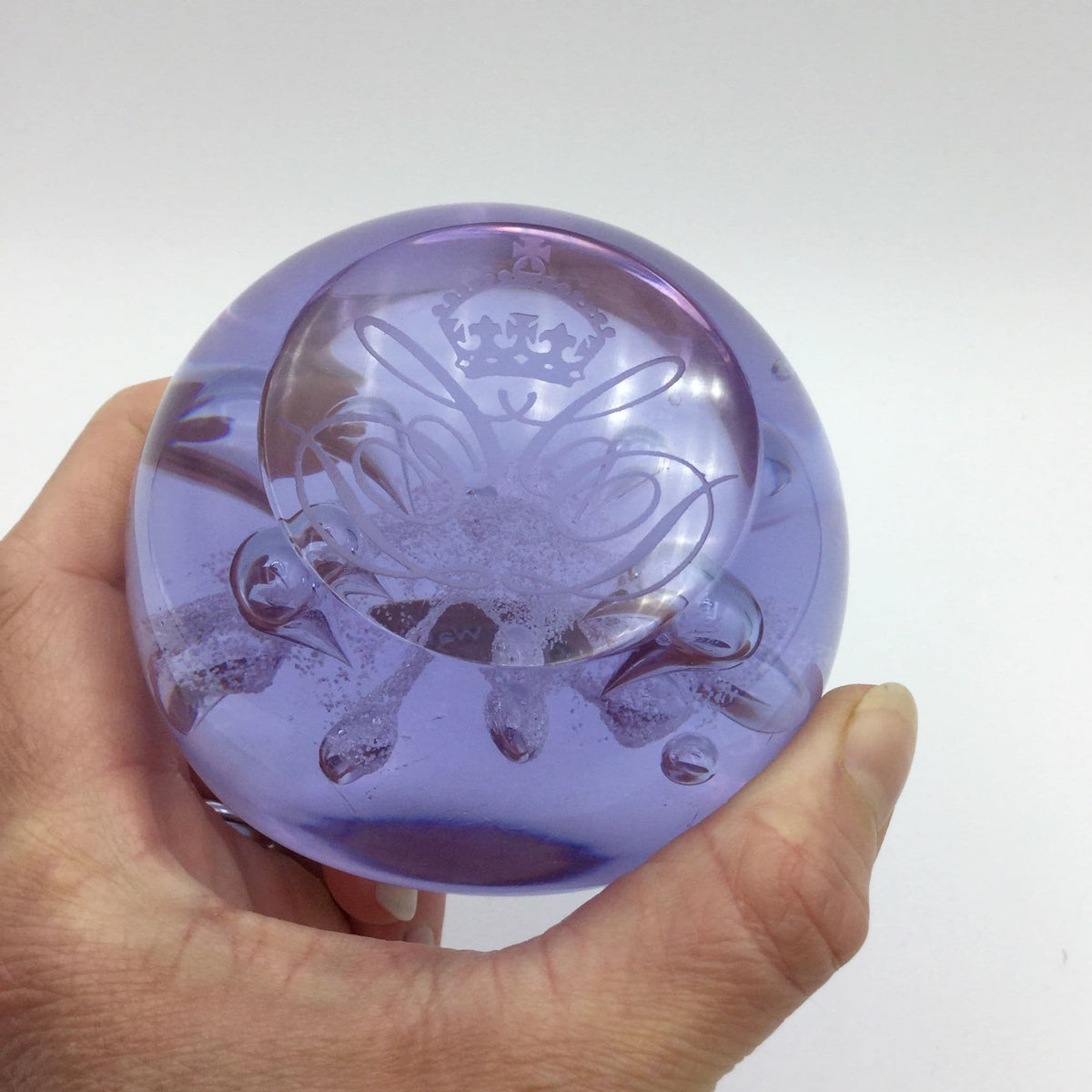 Caithness Moonflower Commemorative Paperweight - Beeches Vintage