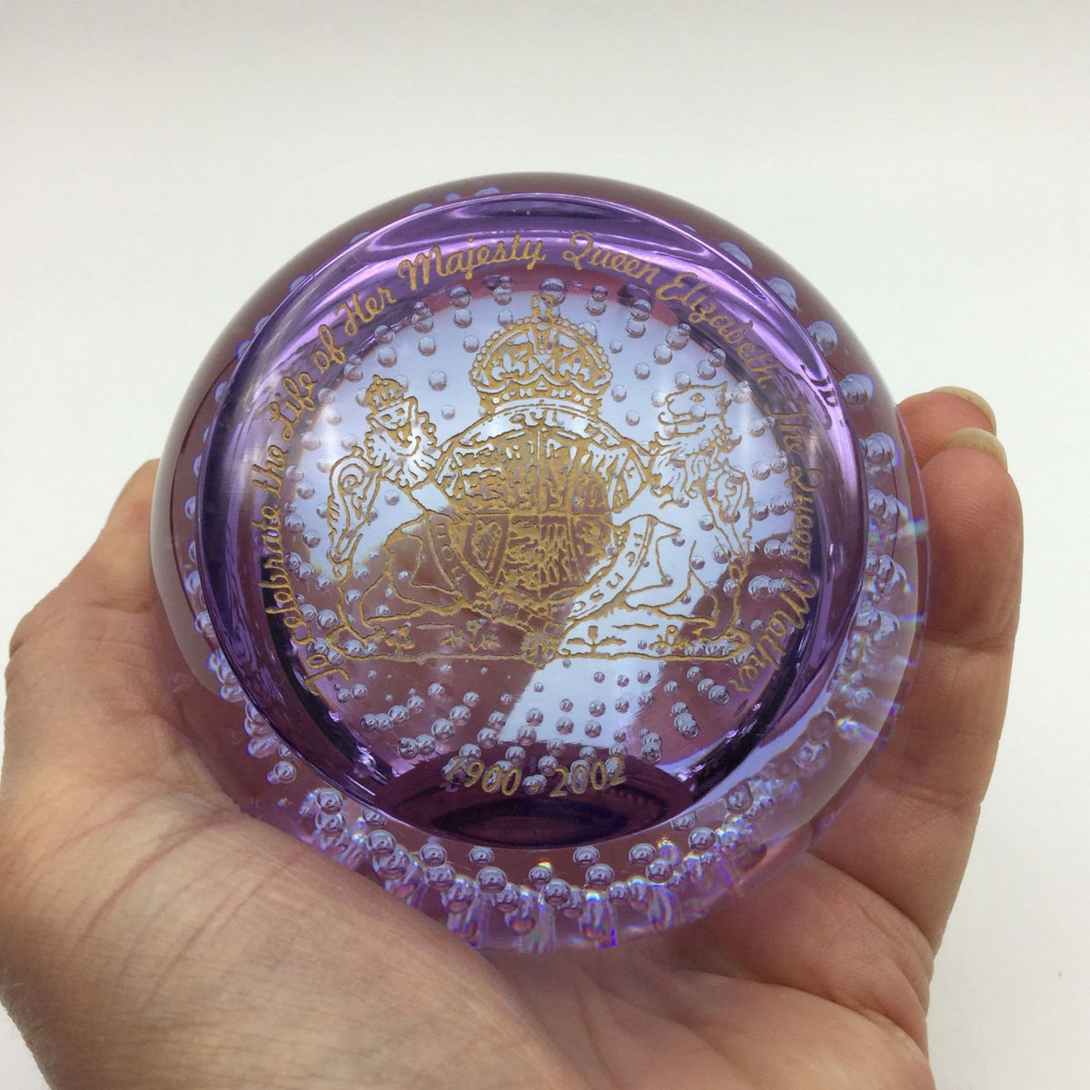 Caithness Royal Commemorative Paperweight - Beeches Vintage