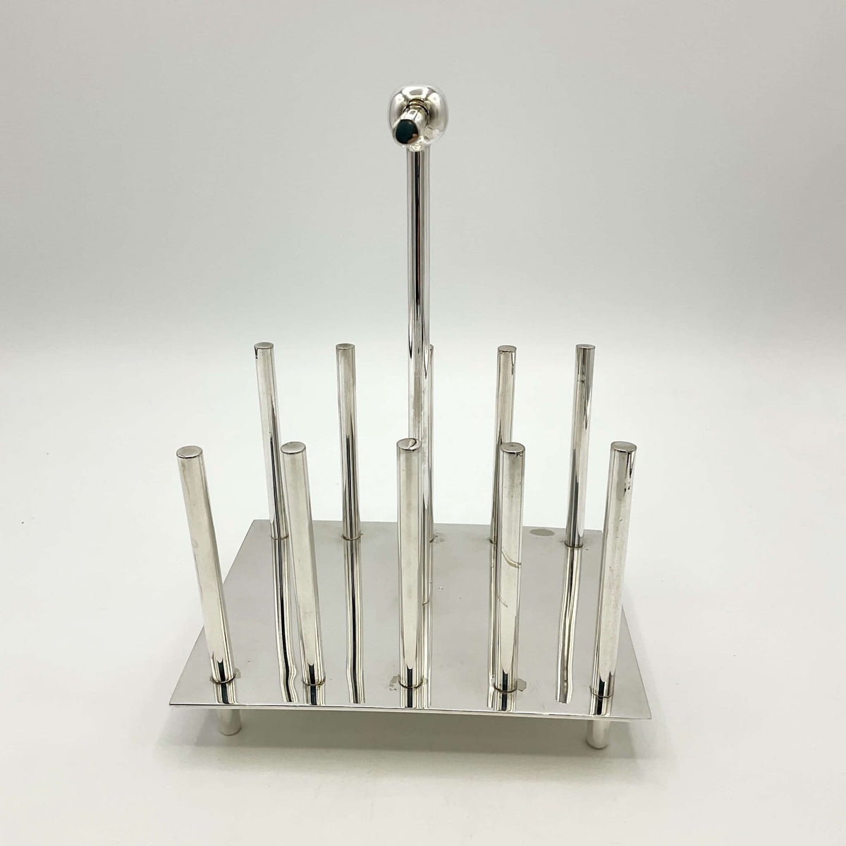 Christopher Dresser Design Silver Plated Toast Rack - Beeches Vintage