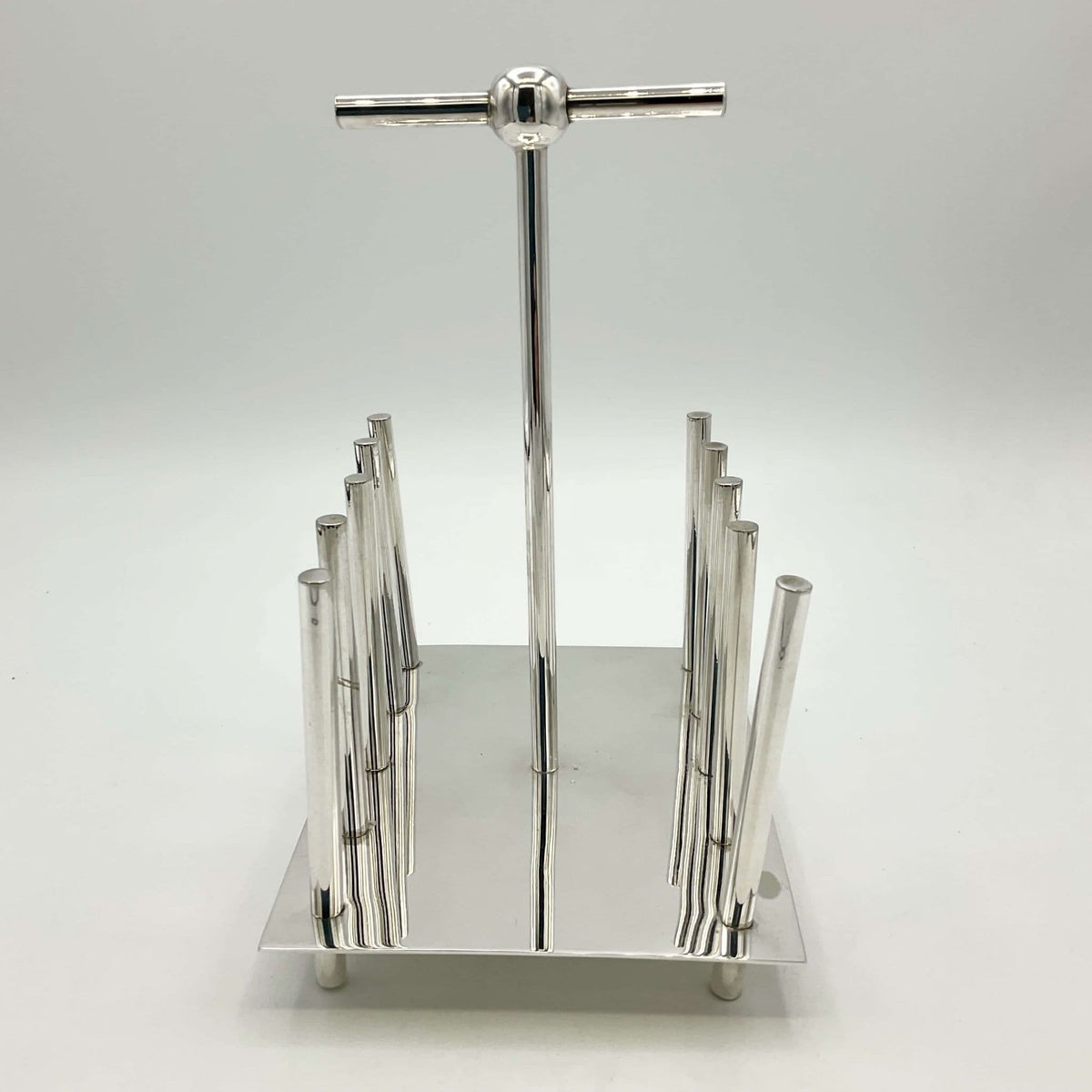 Christopher Dresser Design Silver Plated Toast Rack - Beeches Vintage