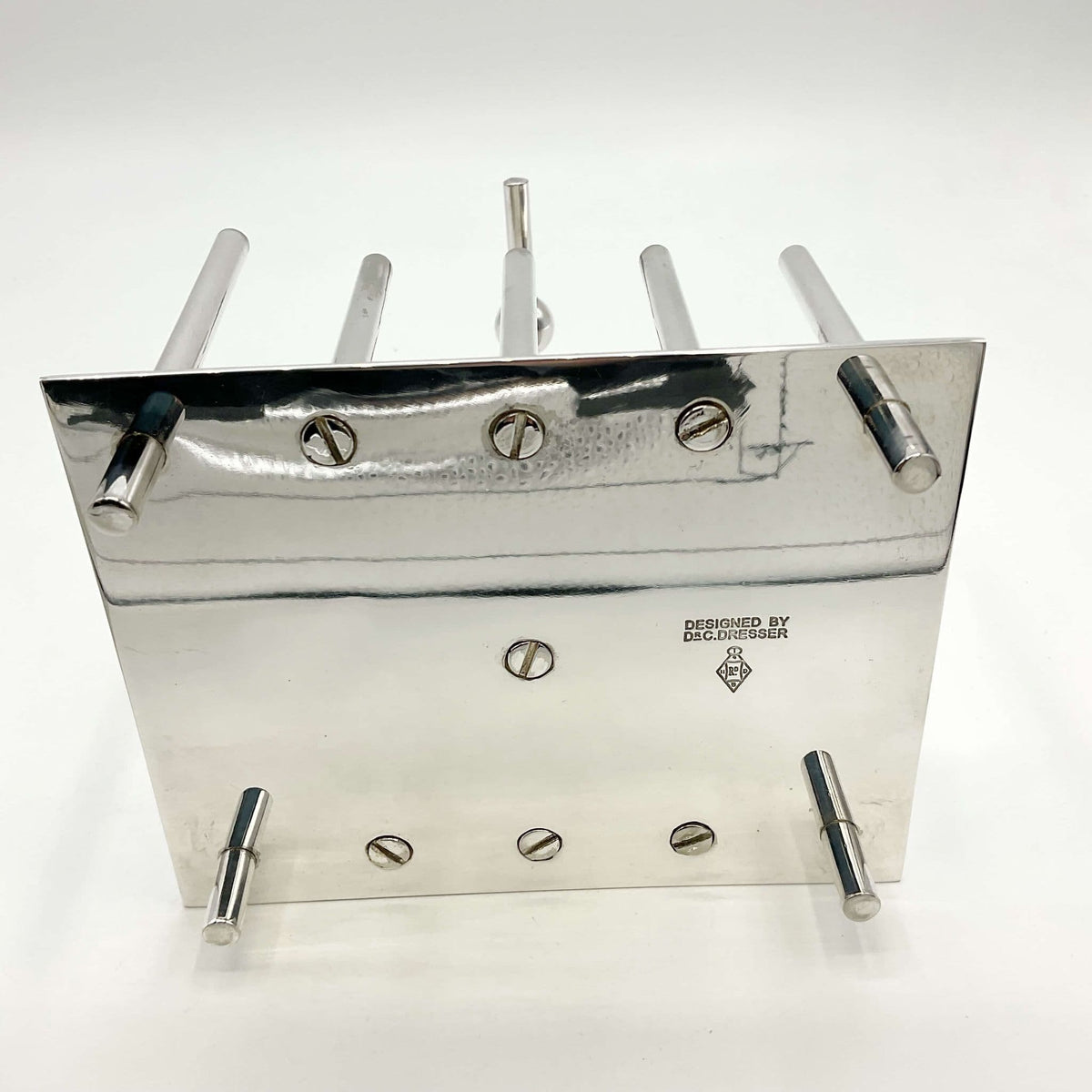 Christopher Dresser Design Silver Plated Toast Rack - Beeches Vintage