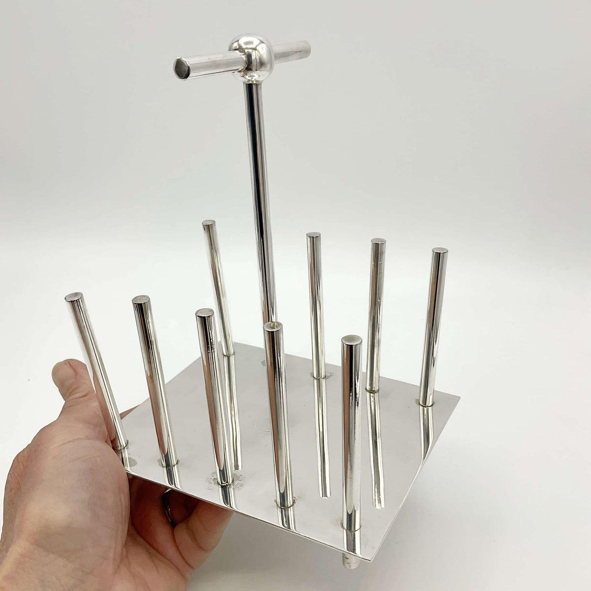 Christopher Dresser Design Silver Plated Toast Rack - Beeches Vintage