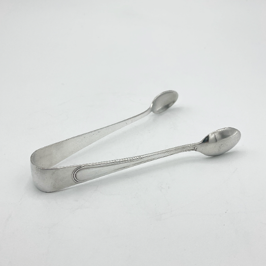 Antique Silver Plated Sugar Tongs, Antique Sugar Nips, 1900s Flatware, Serving Tongs - Beeches Vintage