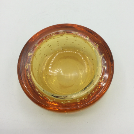 Whitefriars 1960s Tangerine Glass Bowl - Beeches Vintage