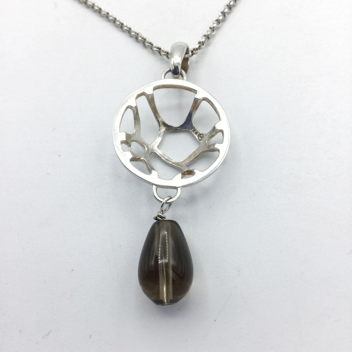 Italian Solid Silver Pendant Necklace - Beeches Vintage