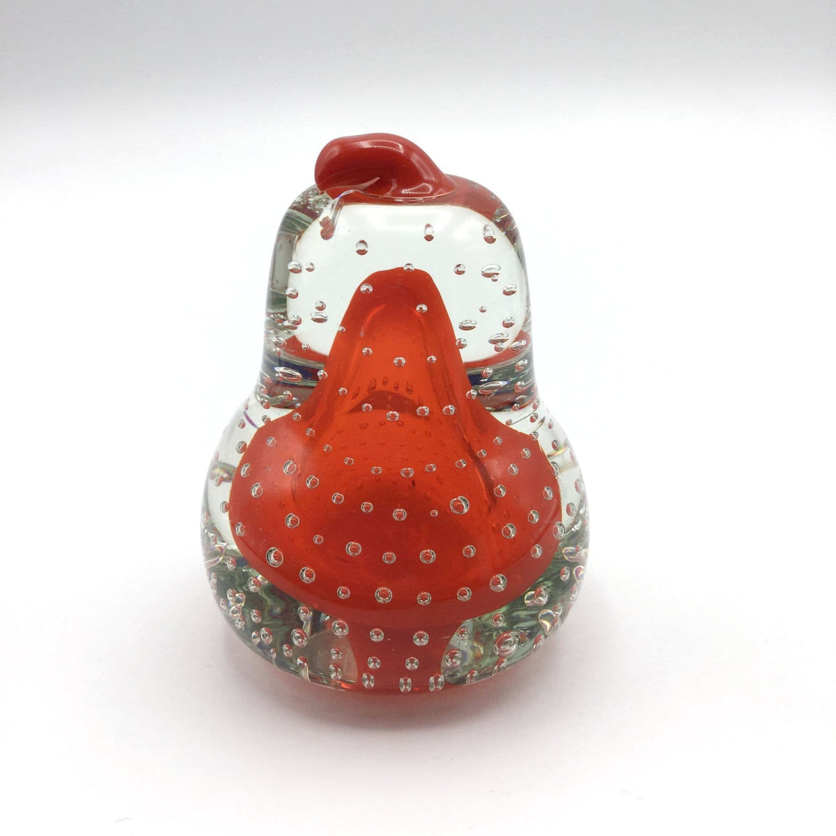 MRM Glass Pear Paperweight - Beeches Vintage