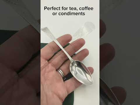 Antique 1793 Georgian Sterling Silver Teaspoon video