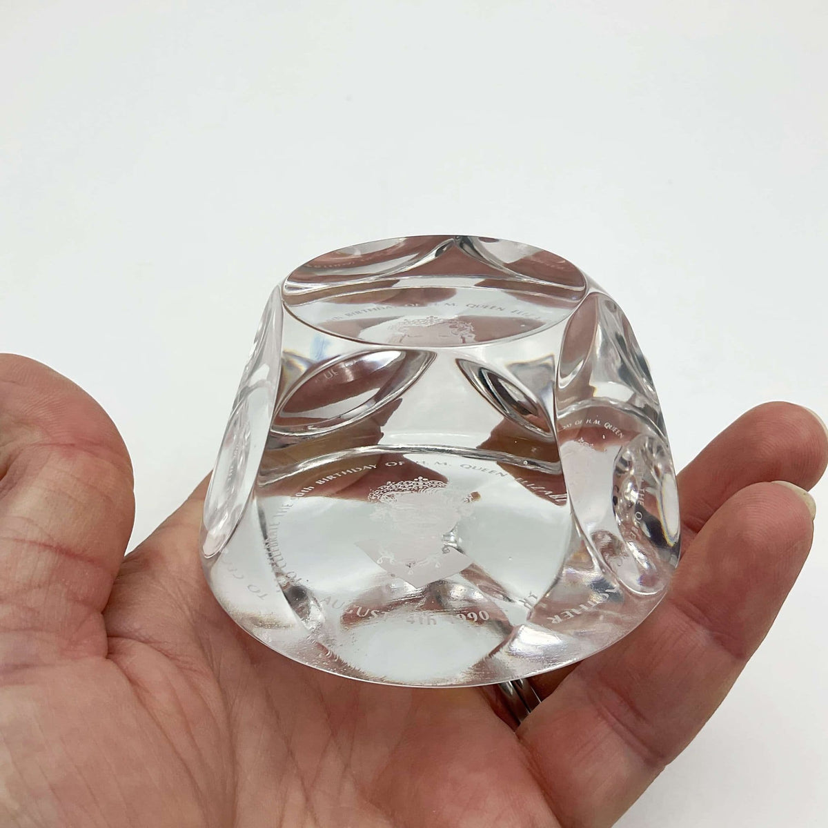 Queen Mother Commemorative Paperweight - Beeches Vintage